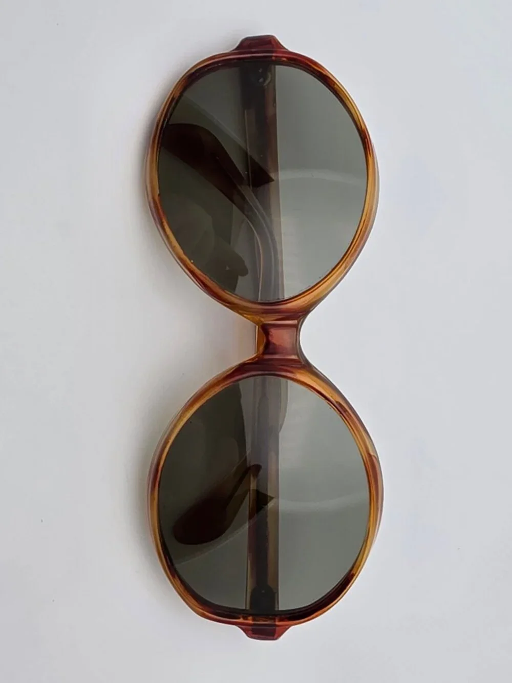 Sun Scene A678 Tortoise Frame Grey Mineral Glass Lens Sunglasses Italy 60-17-125